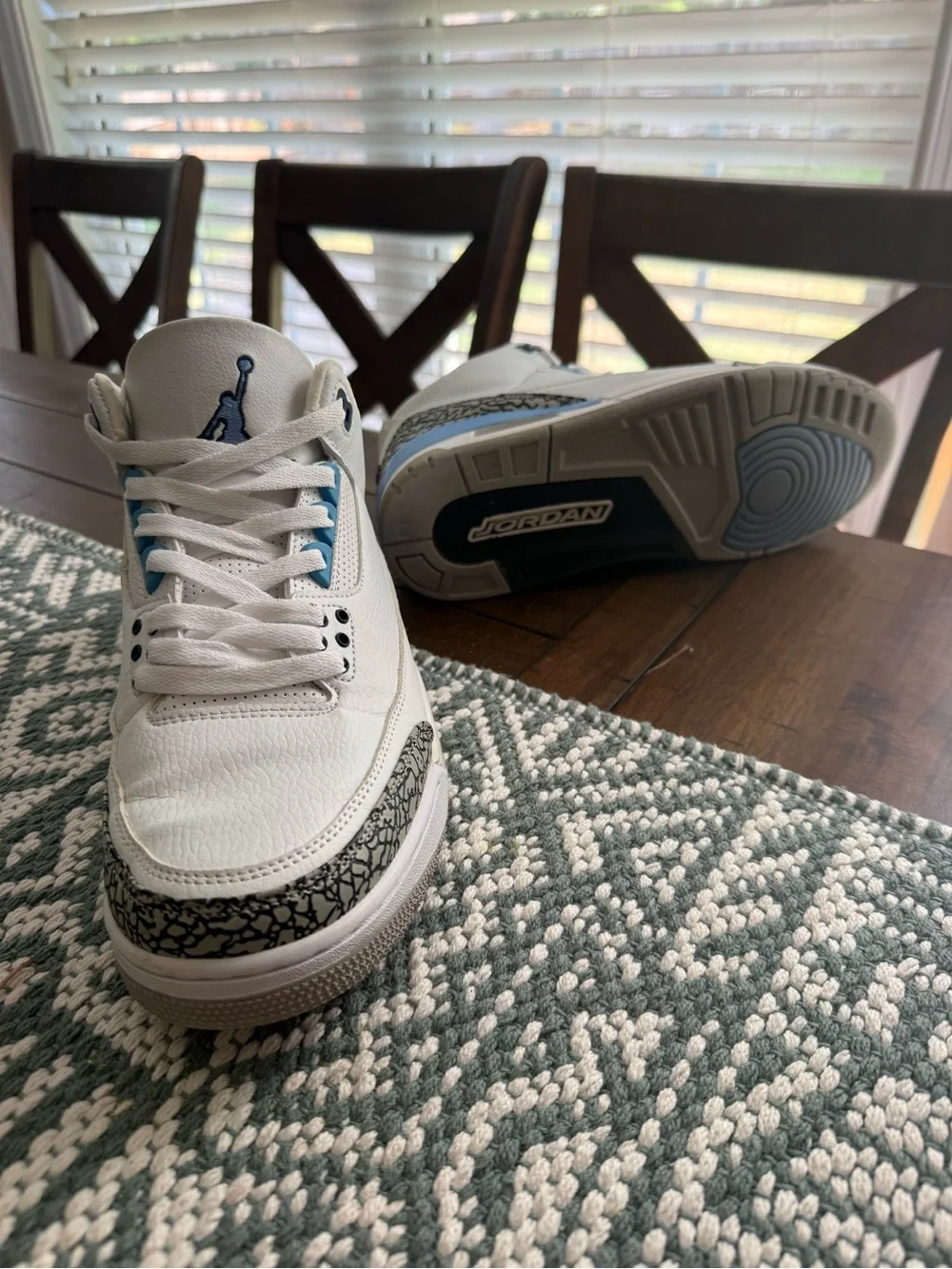 Nike Air Jordan Retro 3 UNC Blue Men’s Sneakers